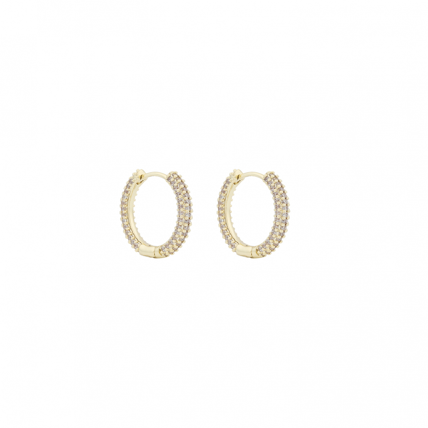 North ring ear 14mm Gold/clear-Onesize