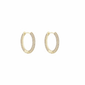 North ring ear 18mm Gold/clear-Onesize