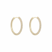 North ring ear 25mm Gold/clear-Onesize