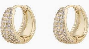 Brooklyn oval ring Earring Gold