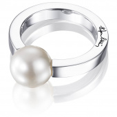 60's Pearl Ring Sølv