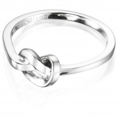 Love Knot - Sølv Ring Sølv