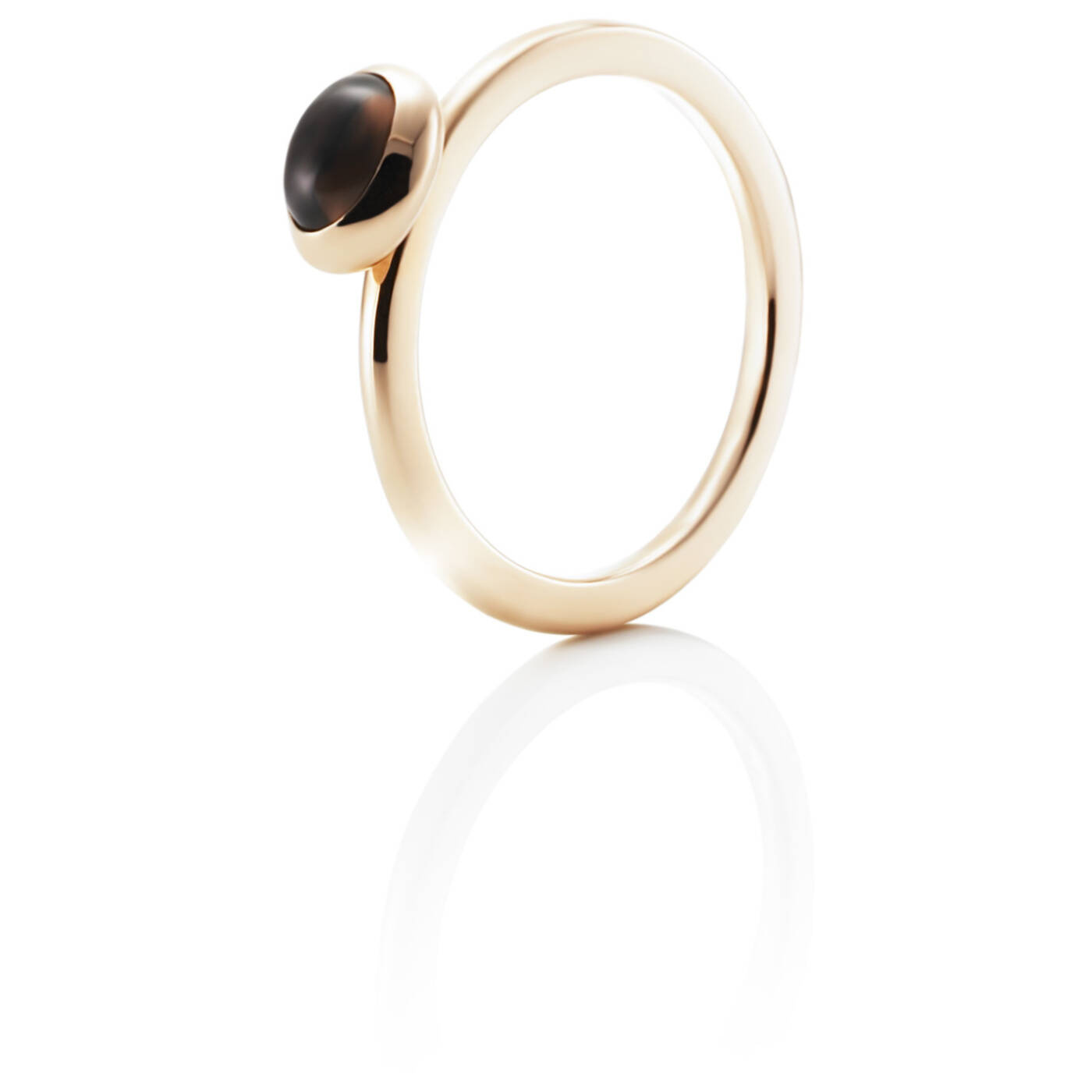 Love Bead - Smokey Quartz Ring Gull