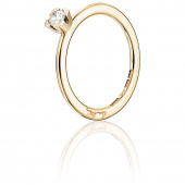 Love Bead Wedding 0.19 ct diamant Ring Gull