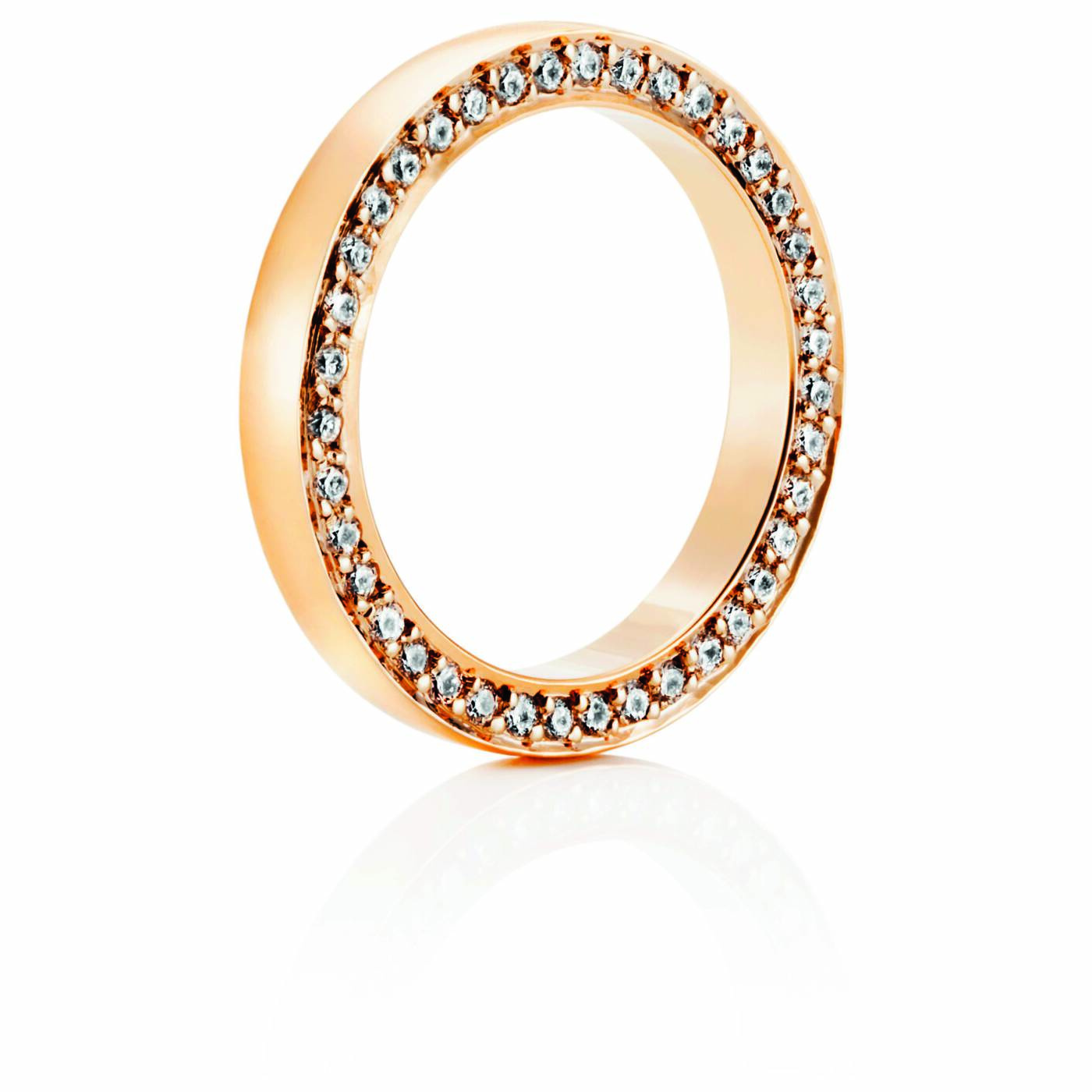 Half Round & Stars On Side Ring Gull