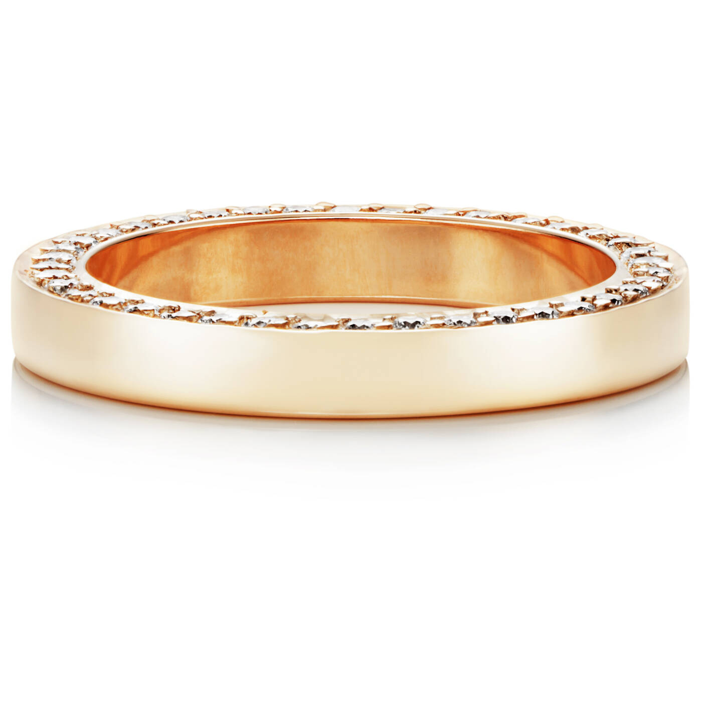 Half Round & Stars On Side Ring Gull