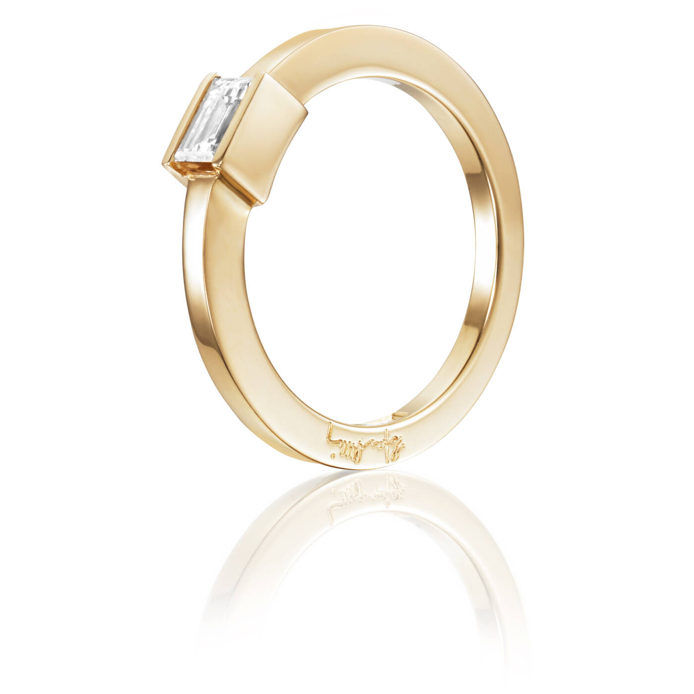 Deco Wedding Ring Gull