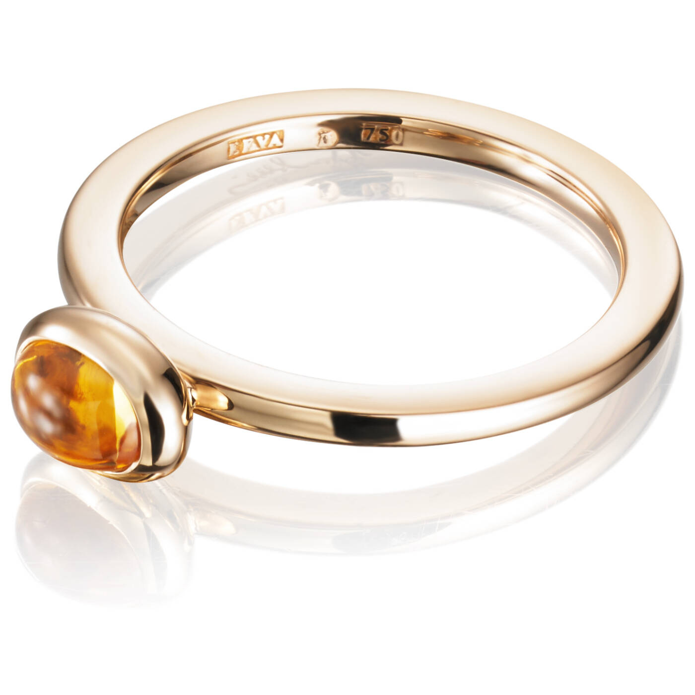 Love Bead - Citrine Ring Gull