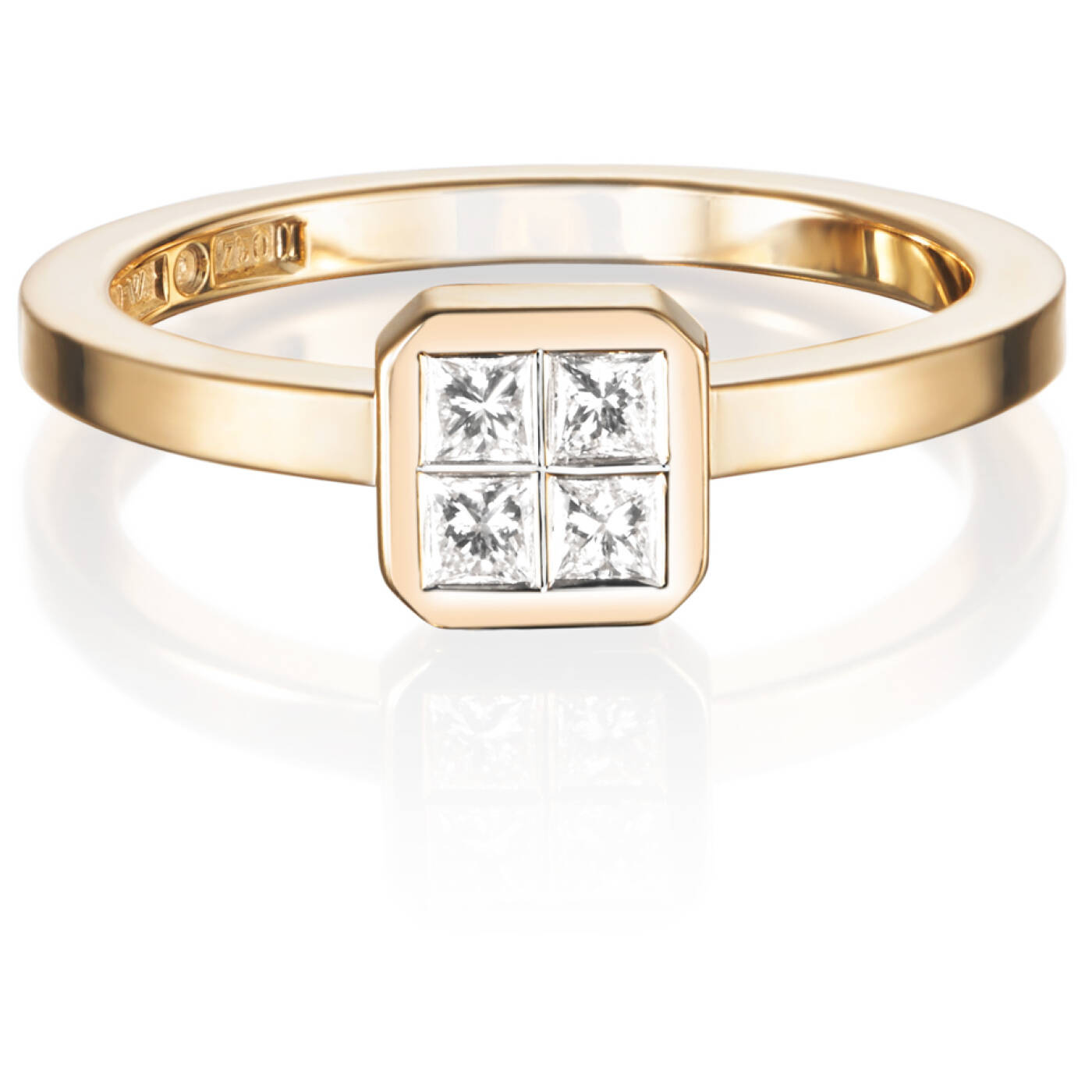 4 Love 0.20 ct diamant Ring Gull