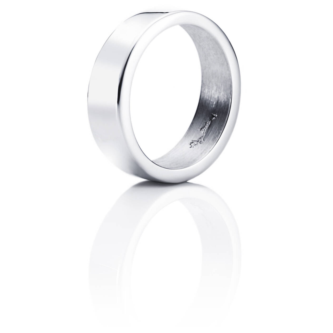 Irregular Ring Hvitt gull