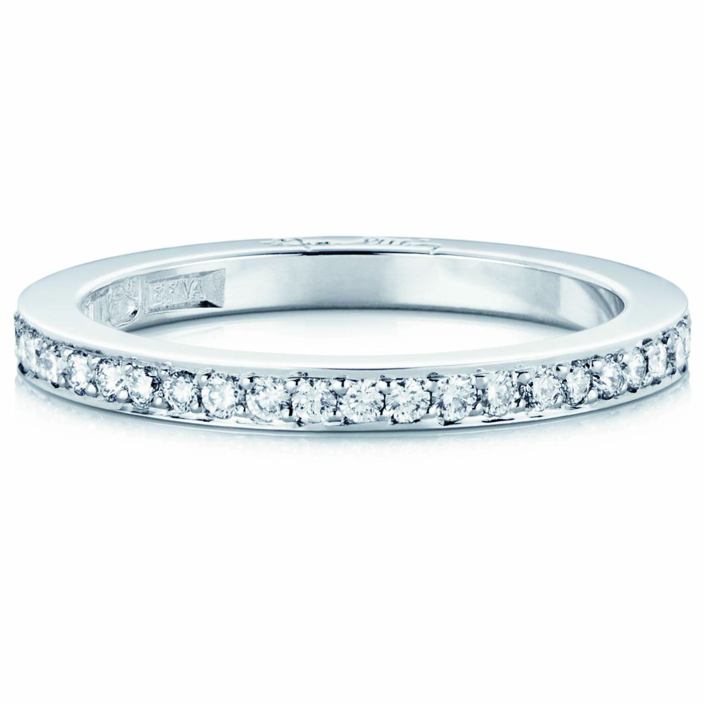 Stars & Signature Thin Ring Hvitt gull