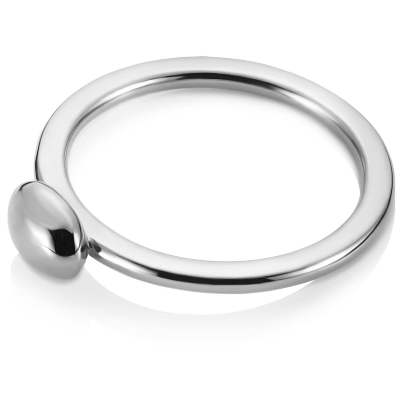 Love Bead - Gull Ring Hvitt gull