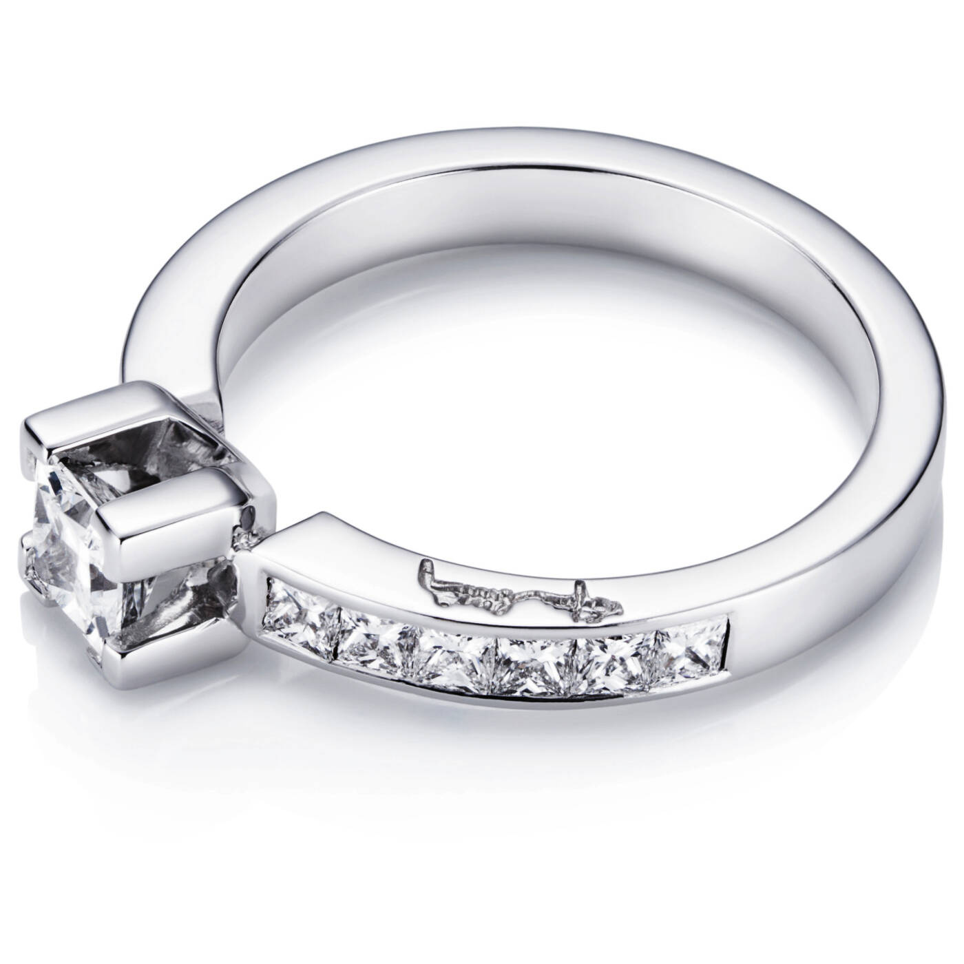 Rock Star Ring Hvitt gull