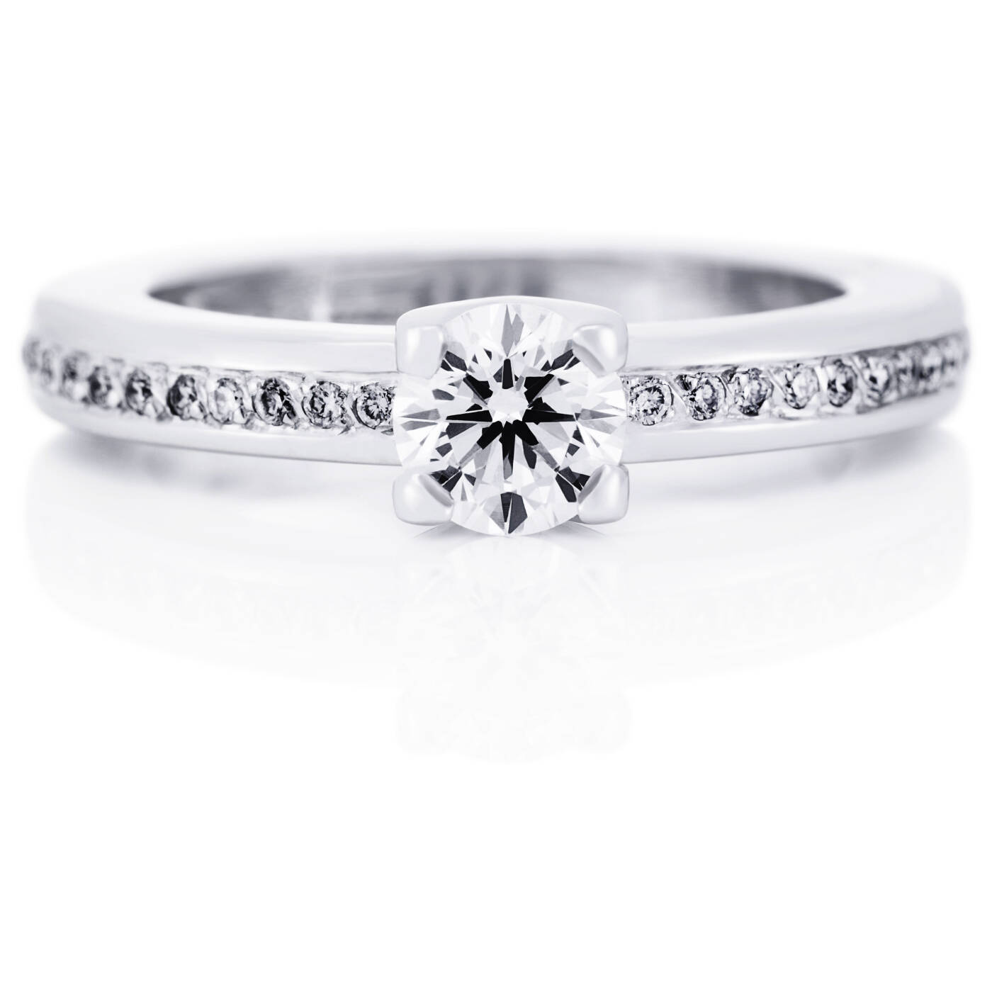 Heart To Heart 0.50 ct diamant Ring Hvitt gull