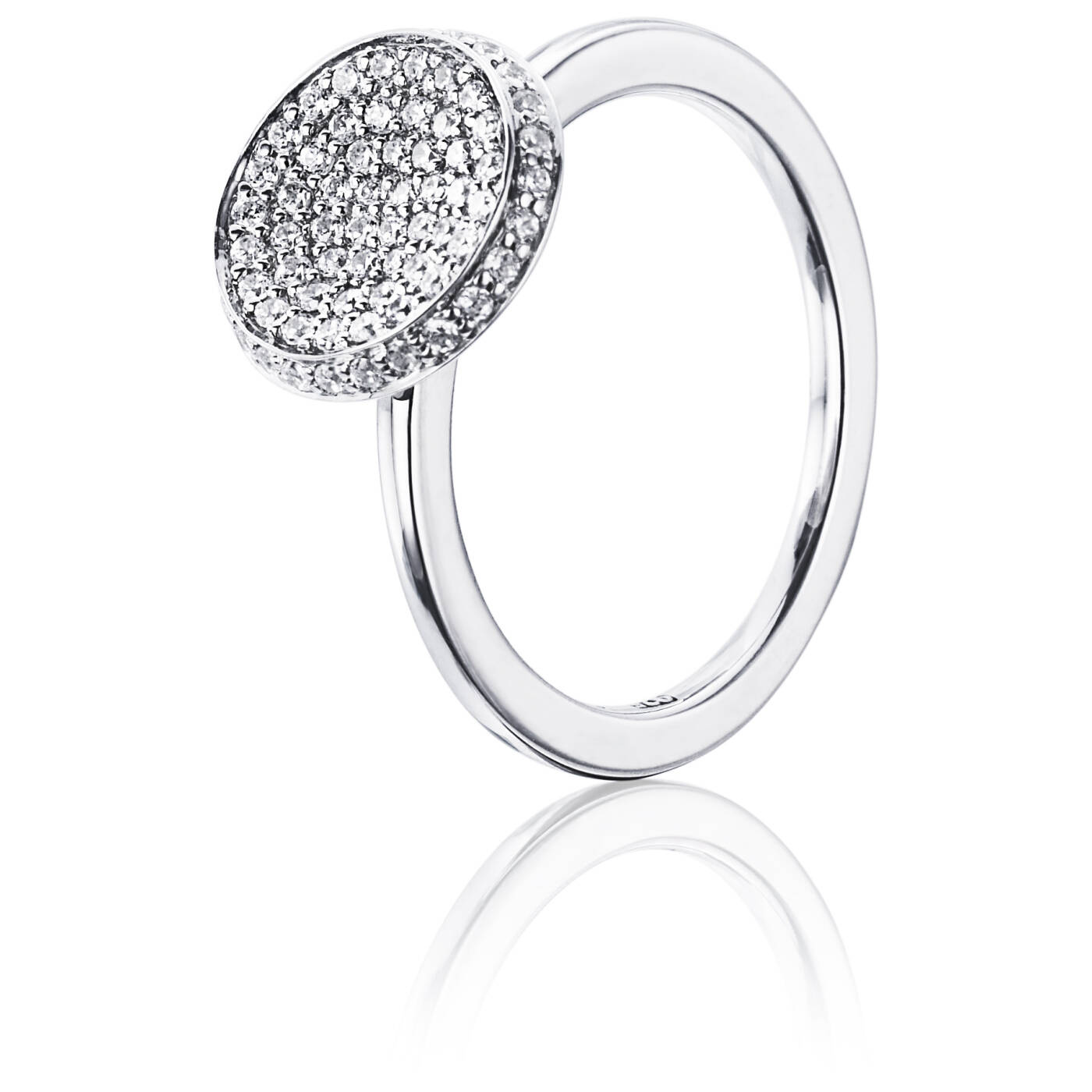 Love Bowl Ring Hvitt gull