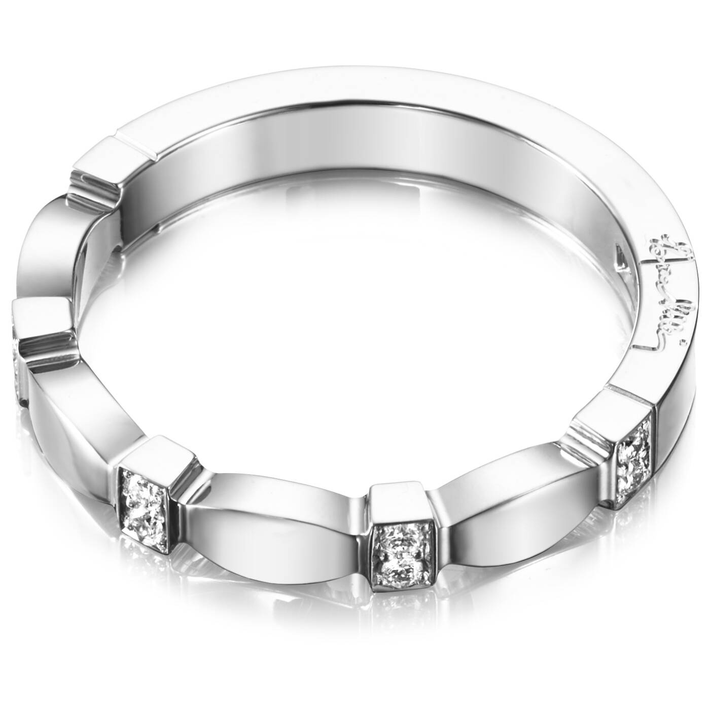 Forget Me Not Ring Hvitt gull