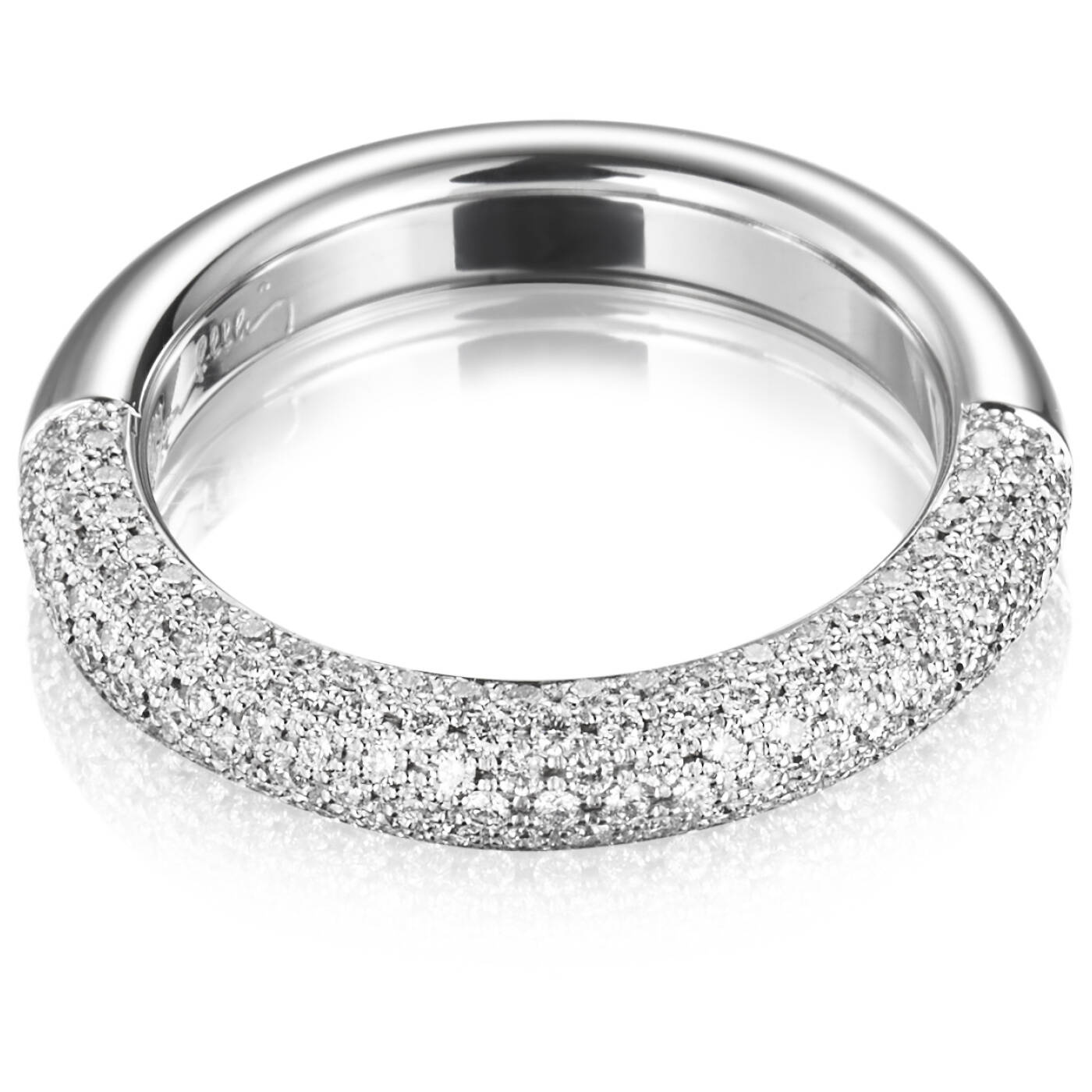 Million Stars Ring Hvitt gull