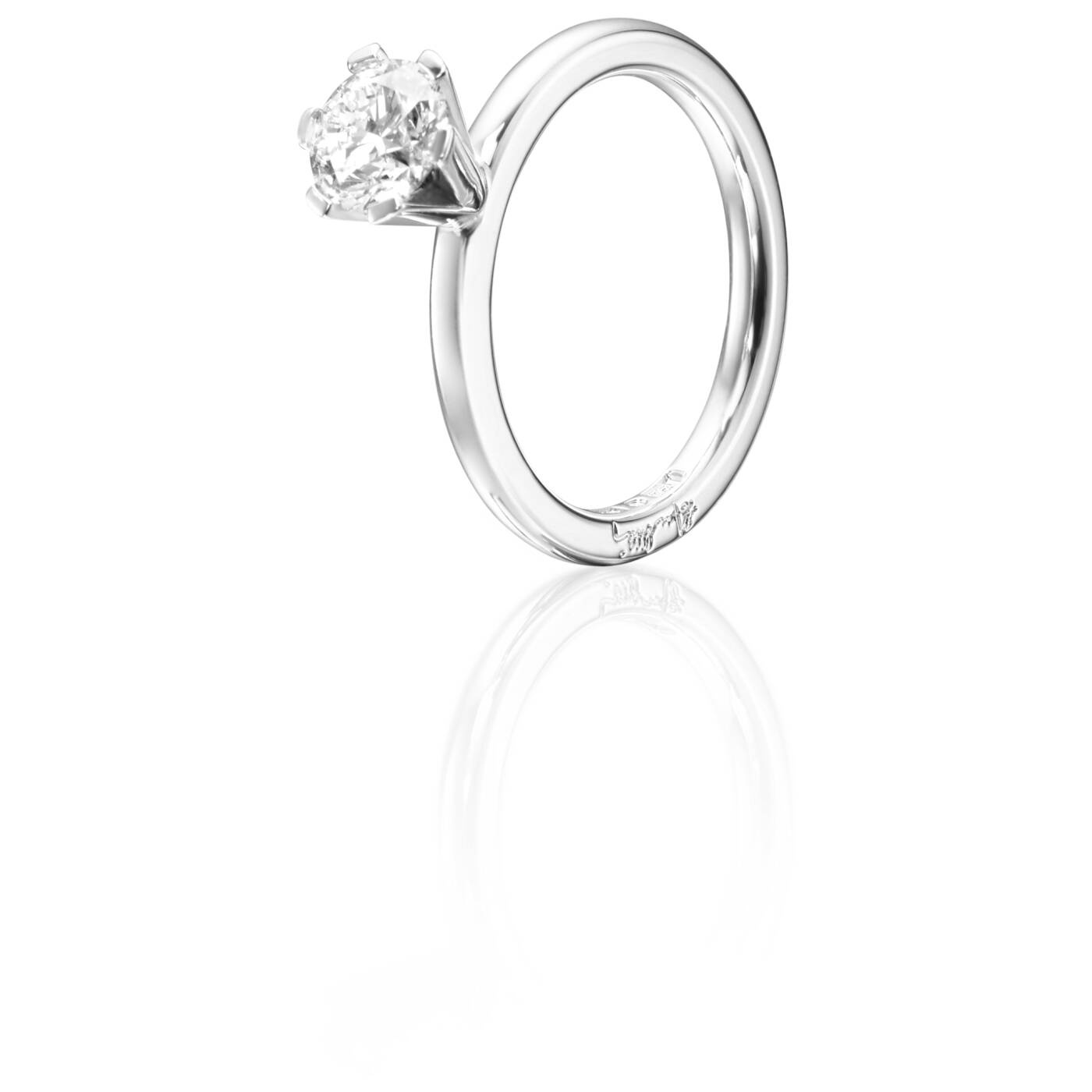 High On Love 1.0 ct diamant Ring Hvitt gull