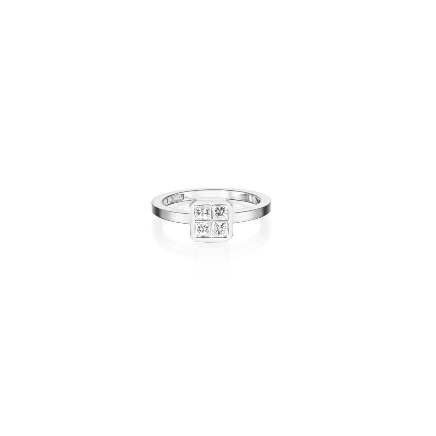 4 Love 0.40 ct diamant Ring Hvitt gull