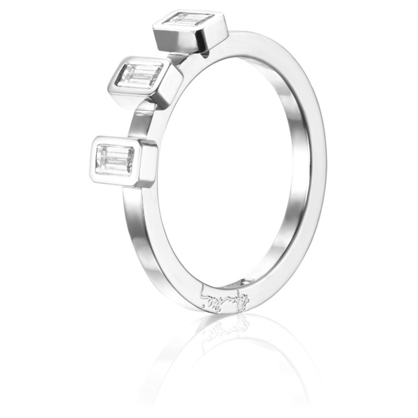 Baguette Wedding 0.30 ct diamant Ring Hvitt gull