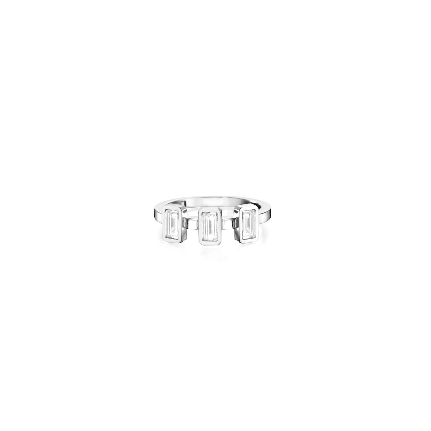 Baguette Wedding 0.60 ct diamant Ring Hvitt gull