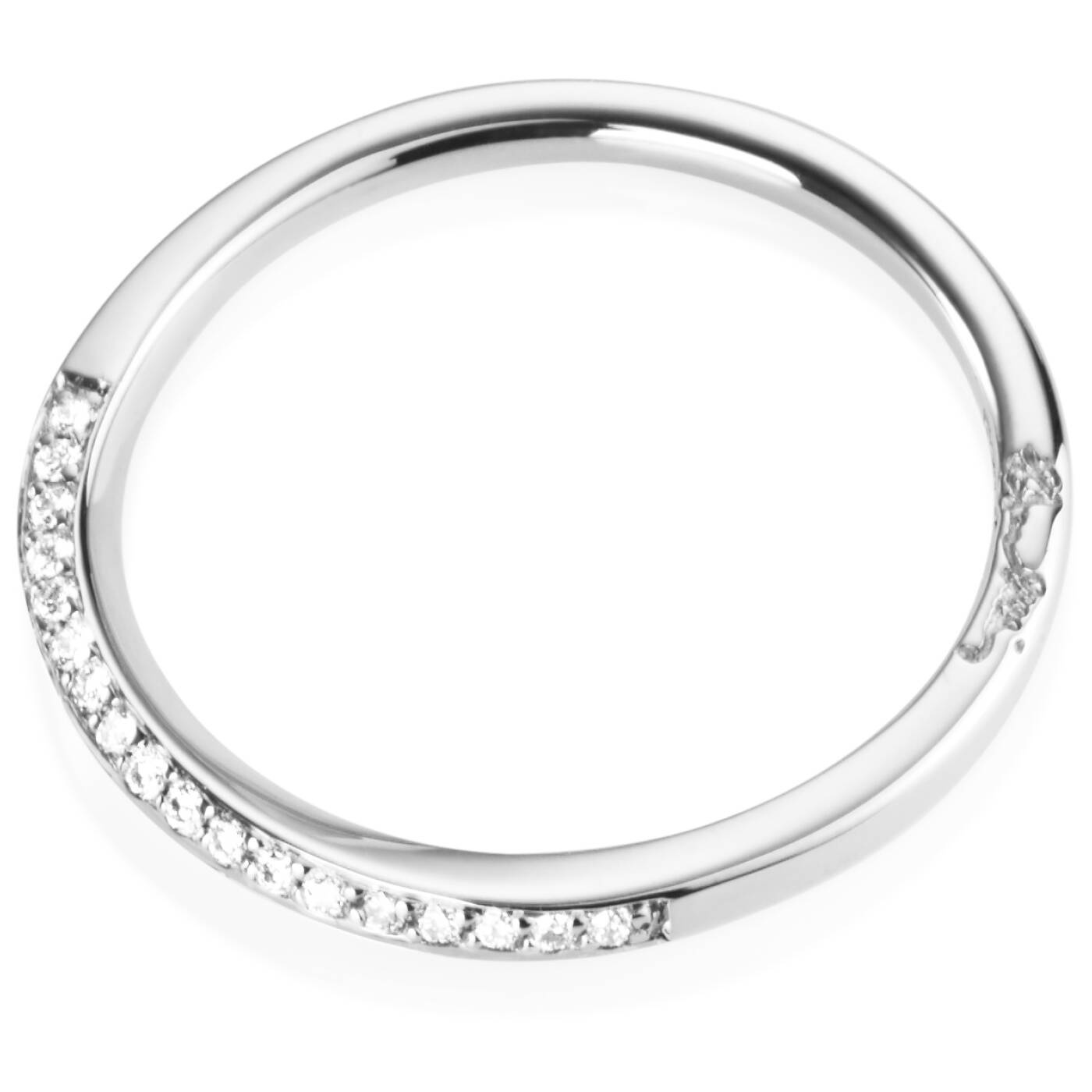 Sparkling Way Ring Hvitt gull