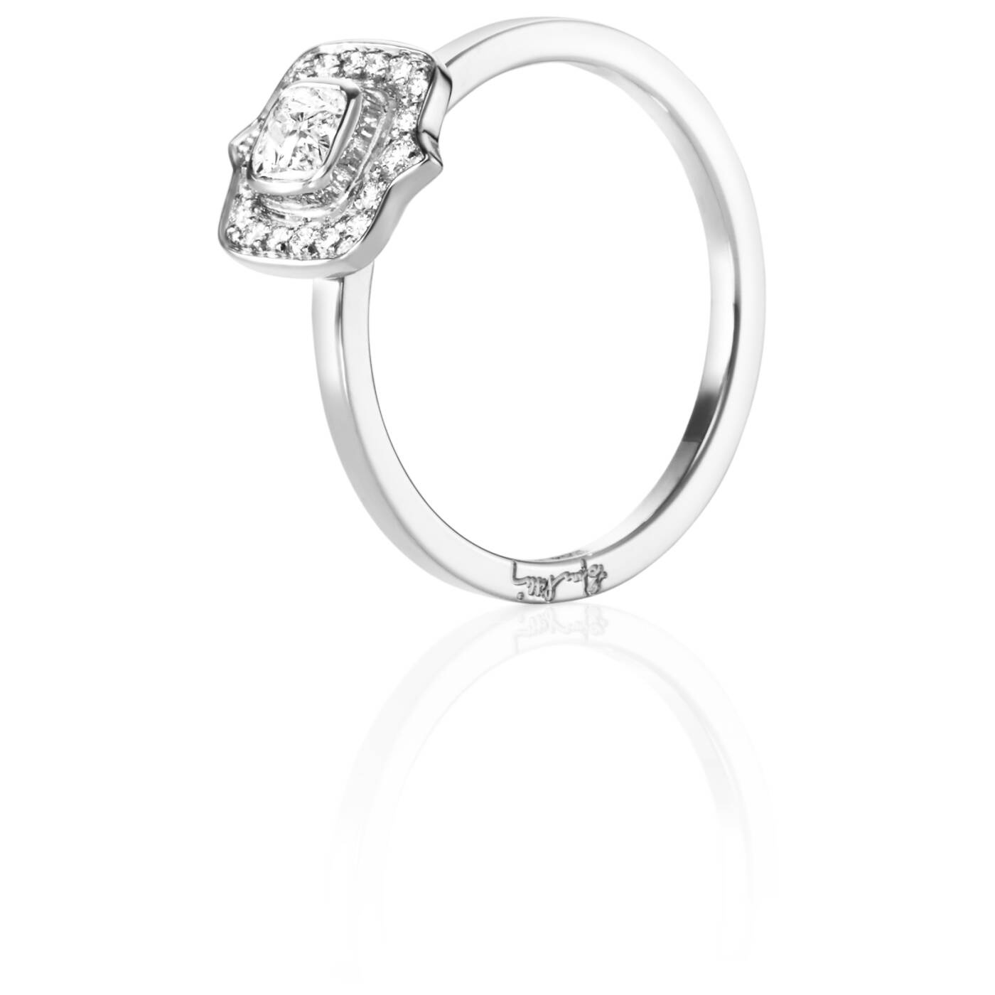 The Mrs 0.30 ct diamant Ring Hvitt gull