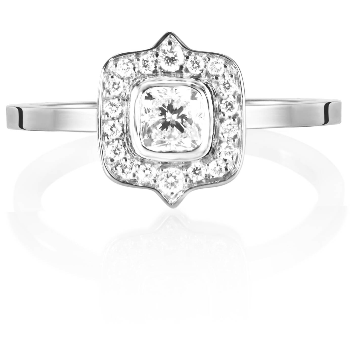 The Mrs 0.30 ct diamant Ring Hvitt gull