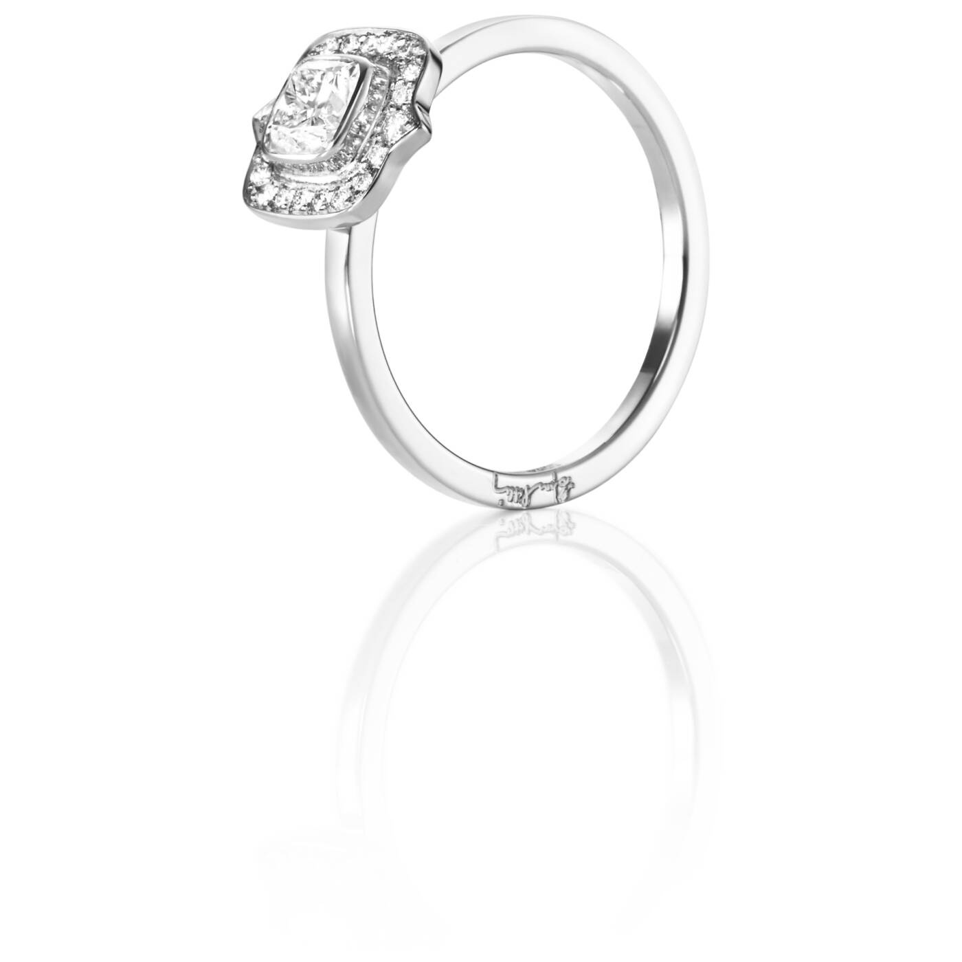 The Mrs 0.50 ct diamant Ring Hvitt gull