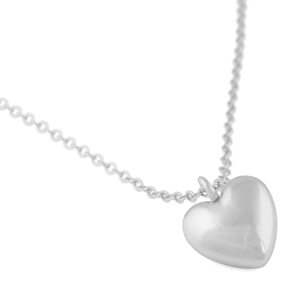 Lovely heart pendant neck silver 42
