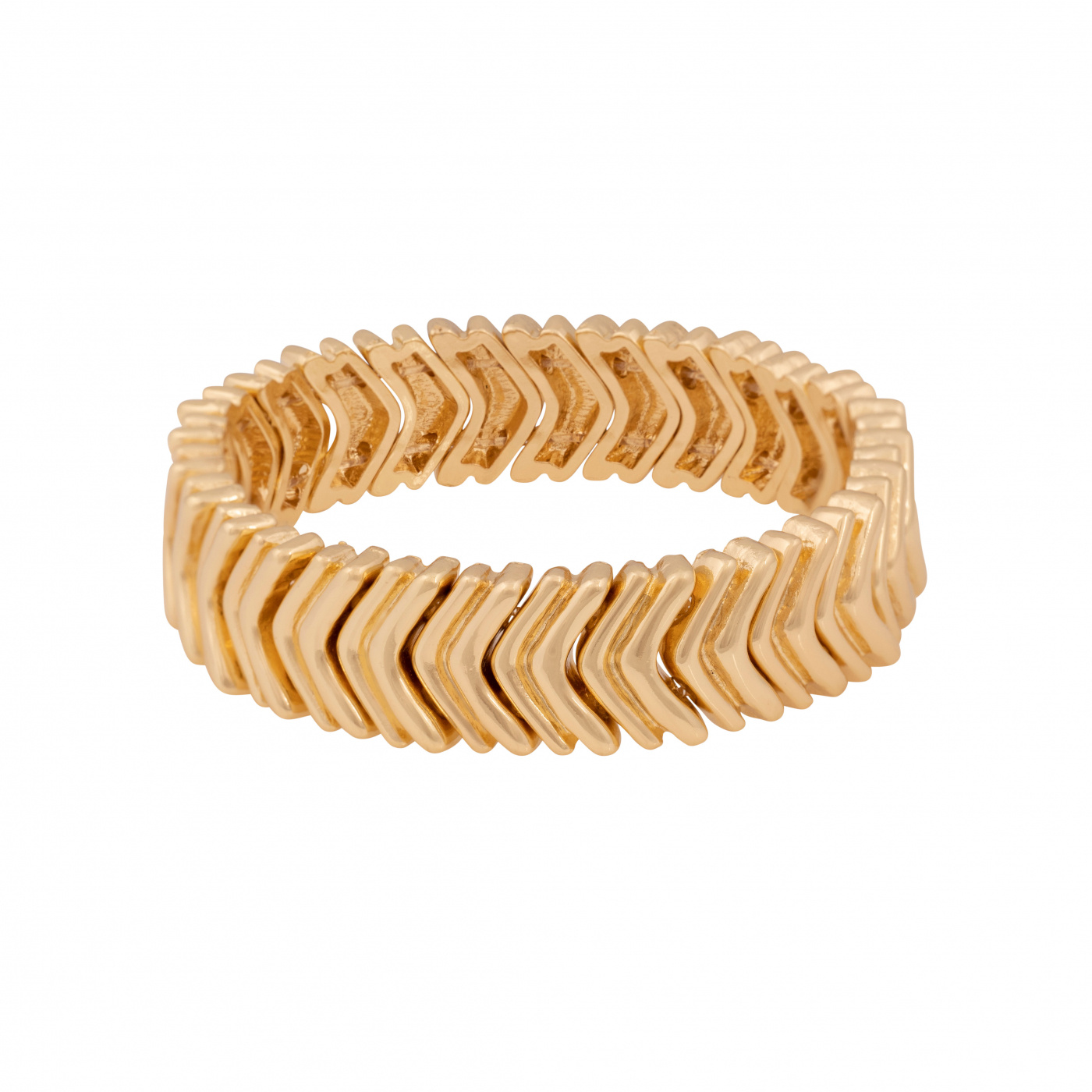 Liddy big elastic Bracelet Gold onesize