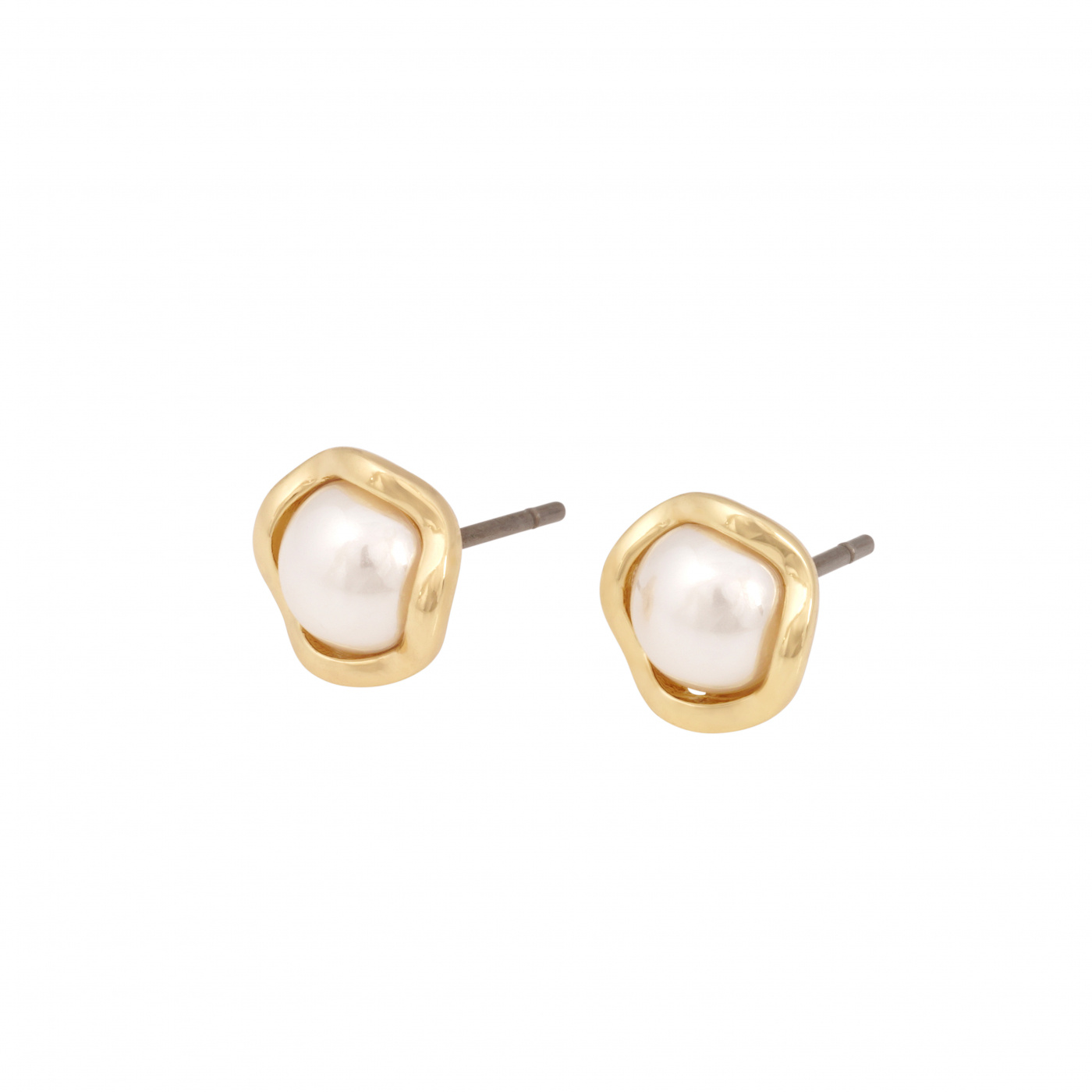 Kitty pearl Earrings Guld