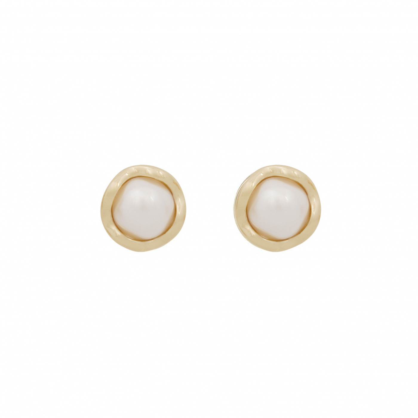 Kitty pearl Earrings Guld
