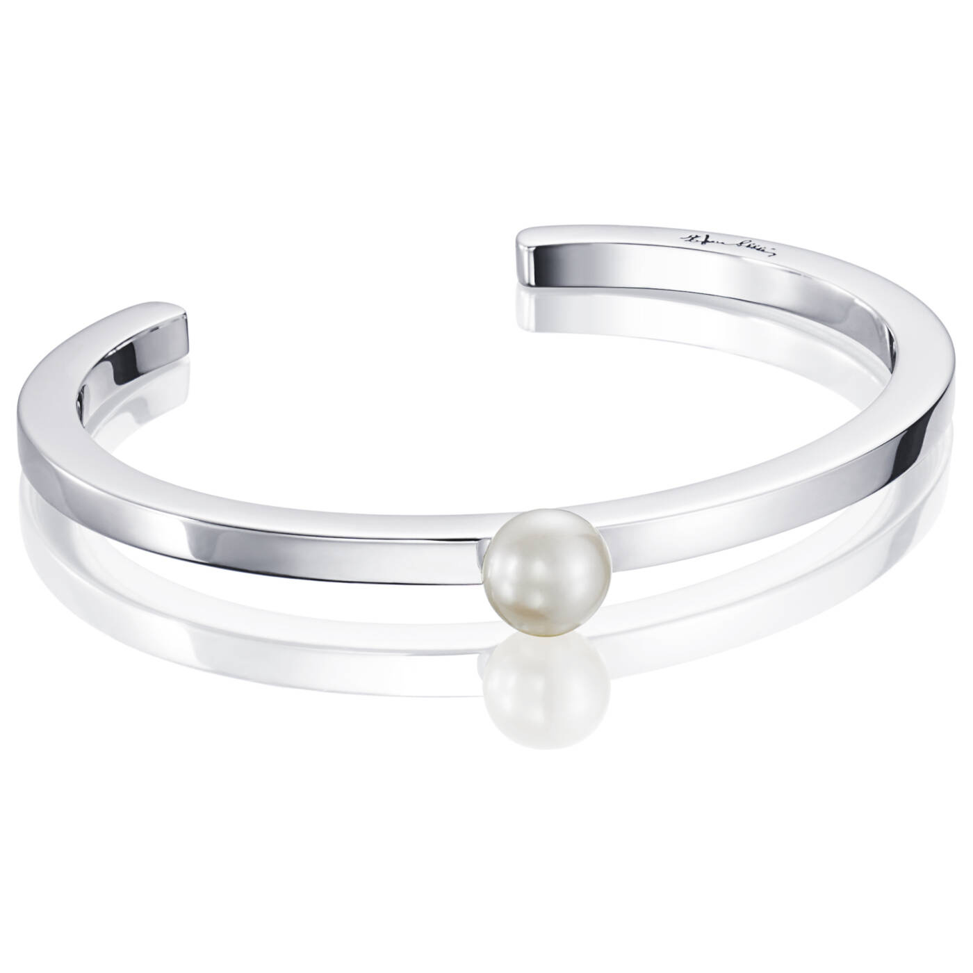 60's Pearl Cuff Armbånd Sølv