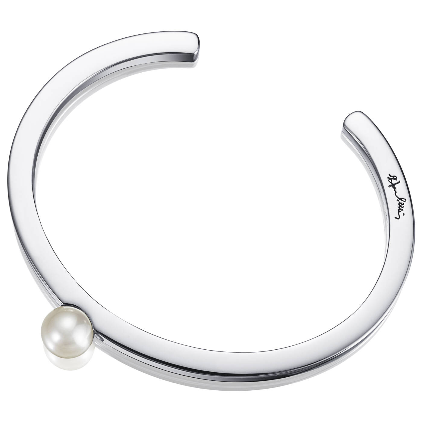 60's Pearl Cuff Armbånd Sølv