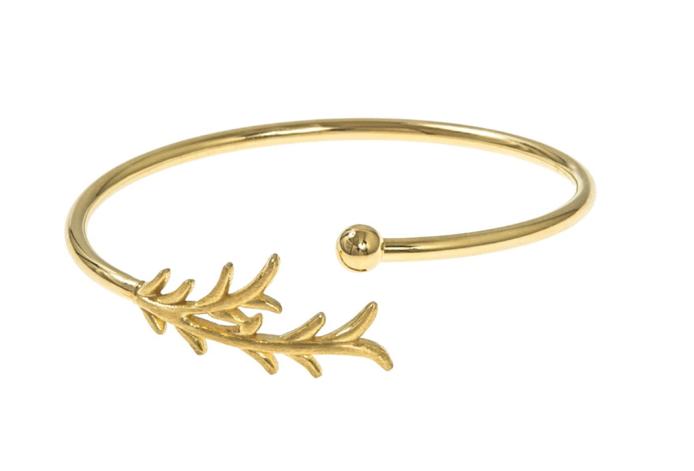 Tree twig bangle brace Armbånd Gull