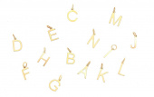 Letters bokstäver A-Z Gull