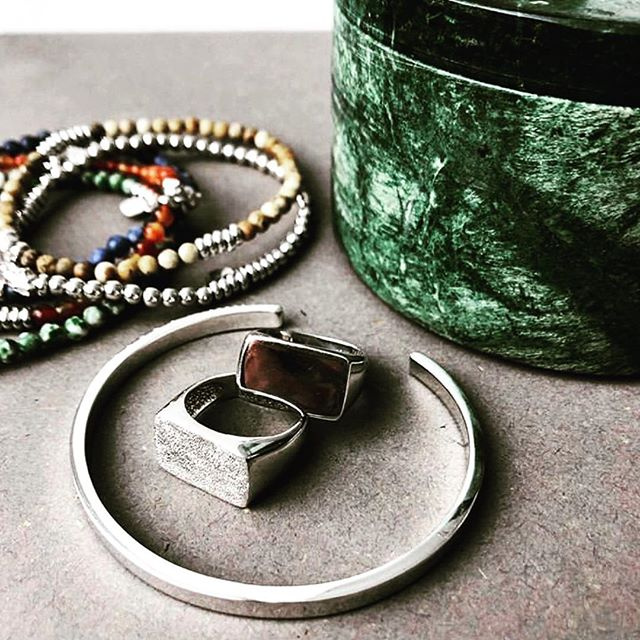 Bear Ring Polished Sølv 19