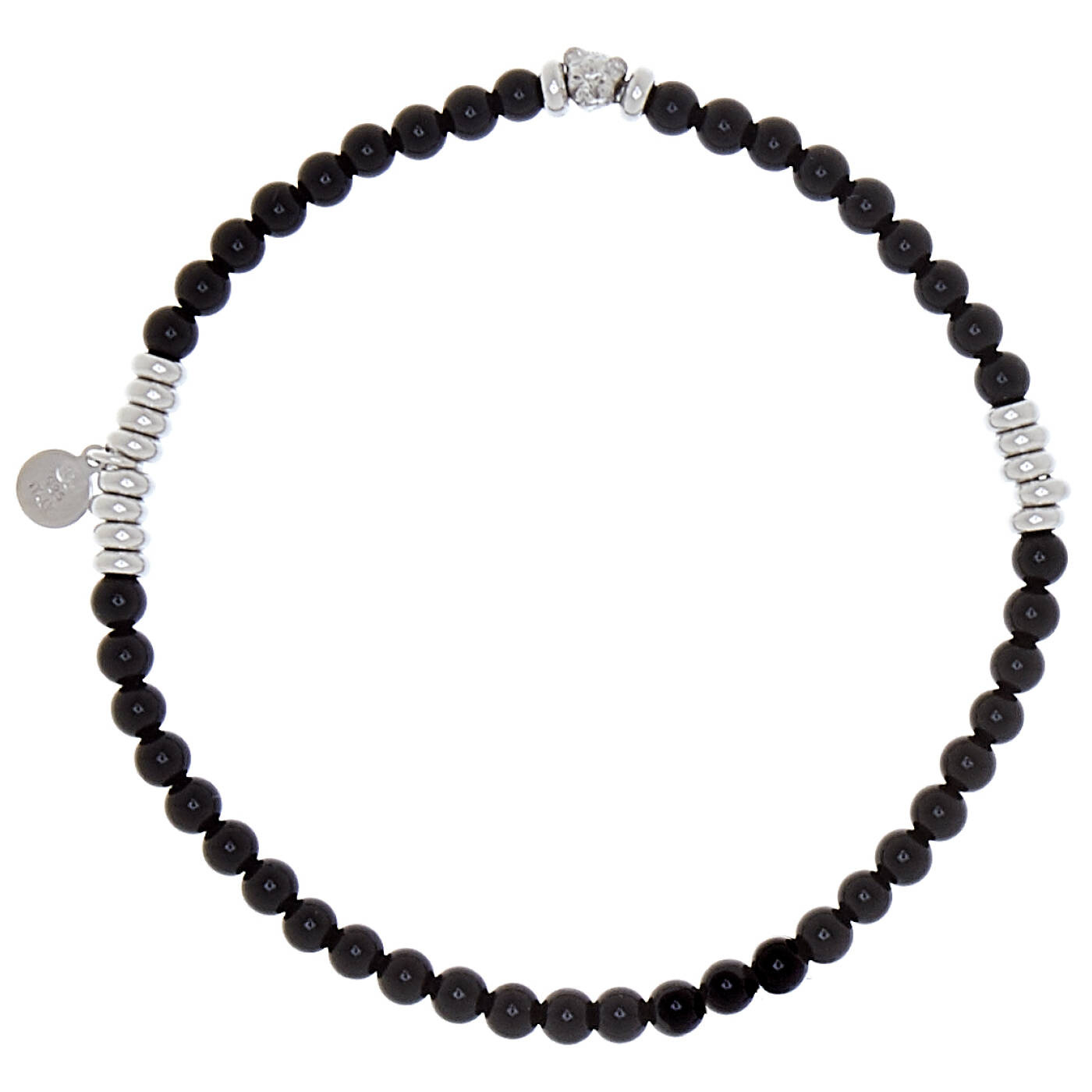 Bear elastic brace Armbånd black Sølv