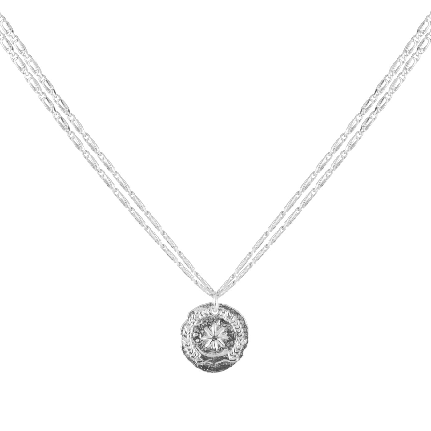 Victory long/short Halskjede 75-85 Sølv