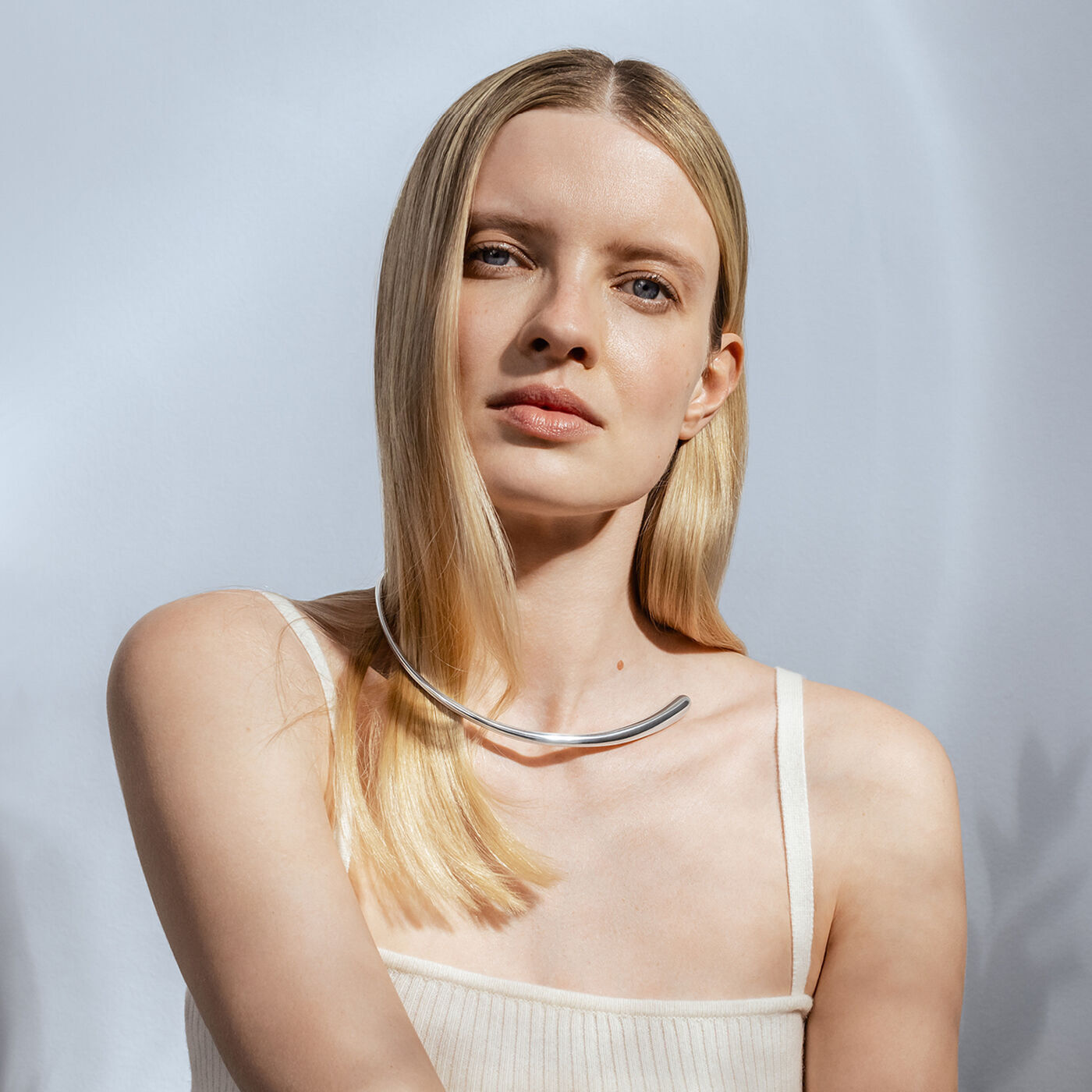 MERCY NECKRING Halsring Sølv