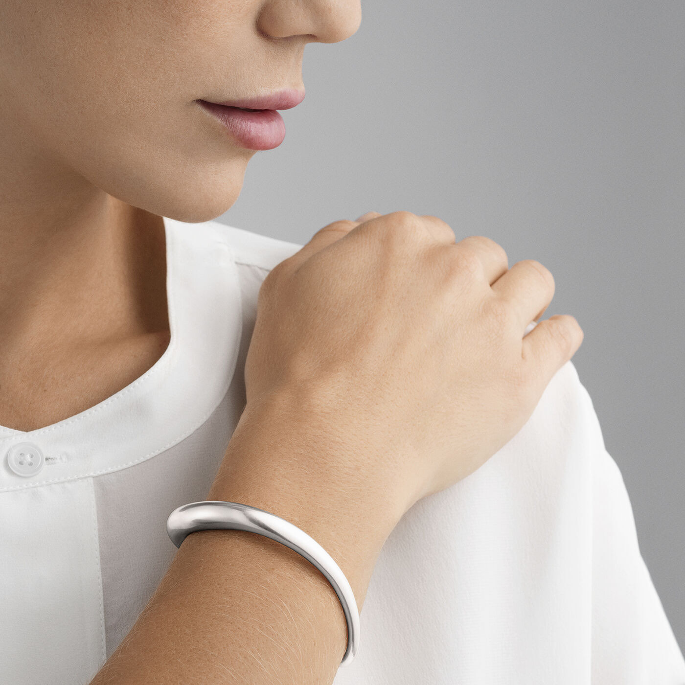 OFFSPRING OPEN BANGLE Armbånd Sølv