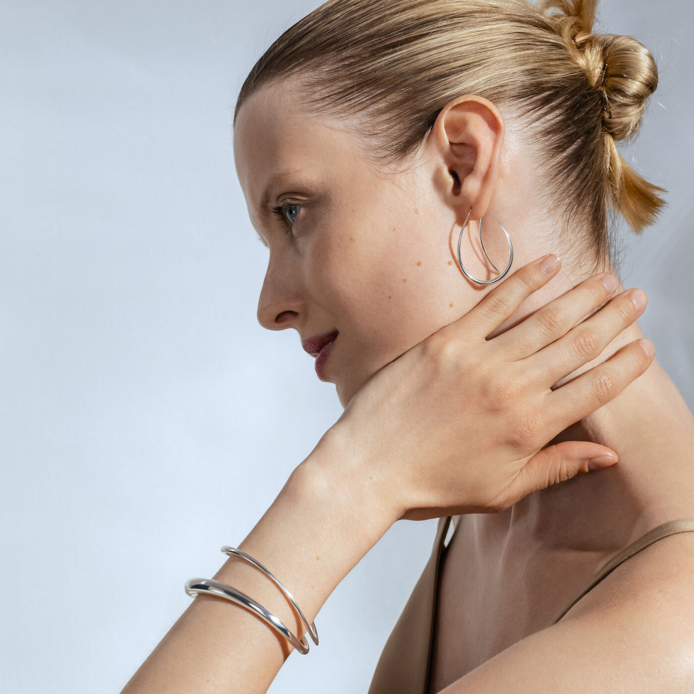 OFFSPRING OPEN BANGLE Armbånd Sølv