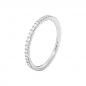 AURORA Ring Diamant 0.22 ct Hvitt gull