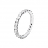 AURORA Ring Diamant 0.80 ct Hvitt gull
