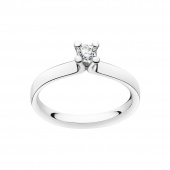 MAGIC SOLITAIRE Ring Diamant 0.20 ct Hvitt gull