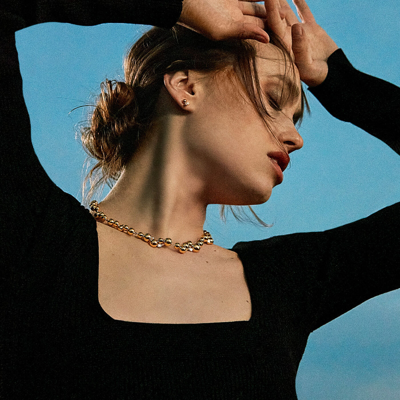 MOONLIGHT GRAPES Halskjede Gull Diamant 0.62 CT