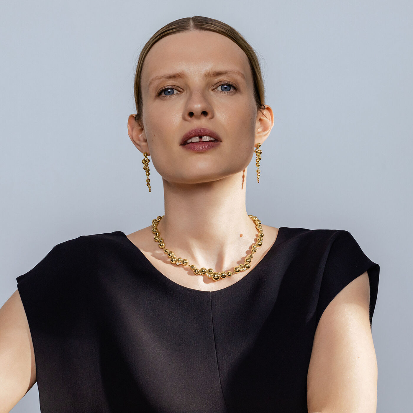 MOONLIGHT GRAPES Halskjede Gull Diamant 0.62 CT