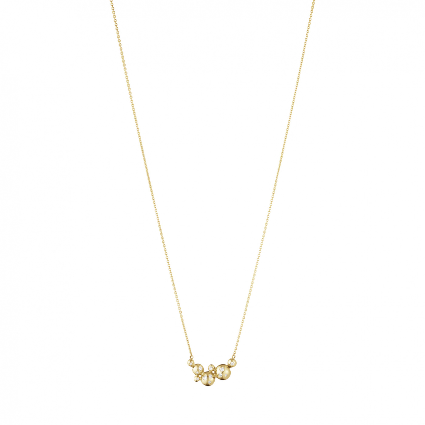 GRAPE PENDANT/Halskjede Gull DIAMOND 0.09 CT