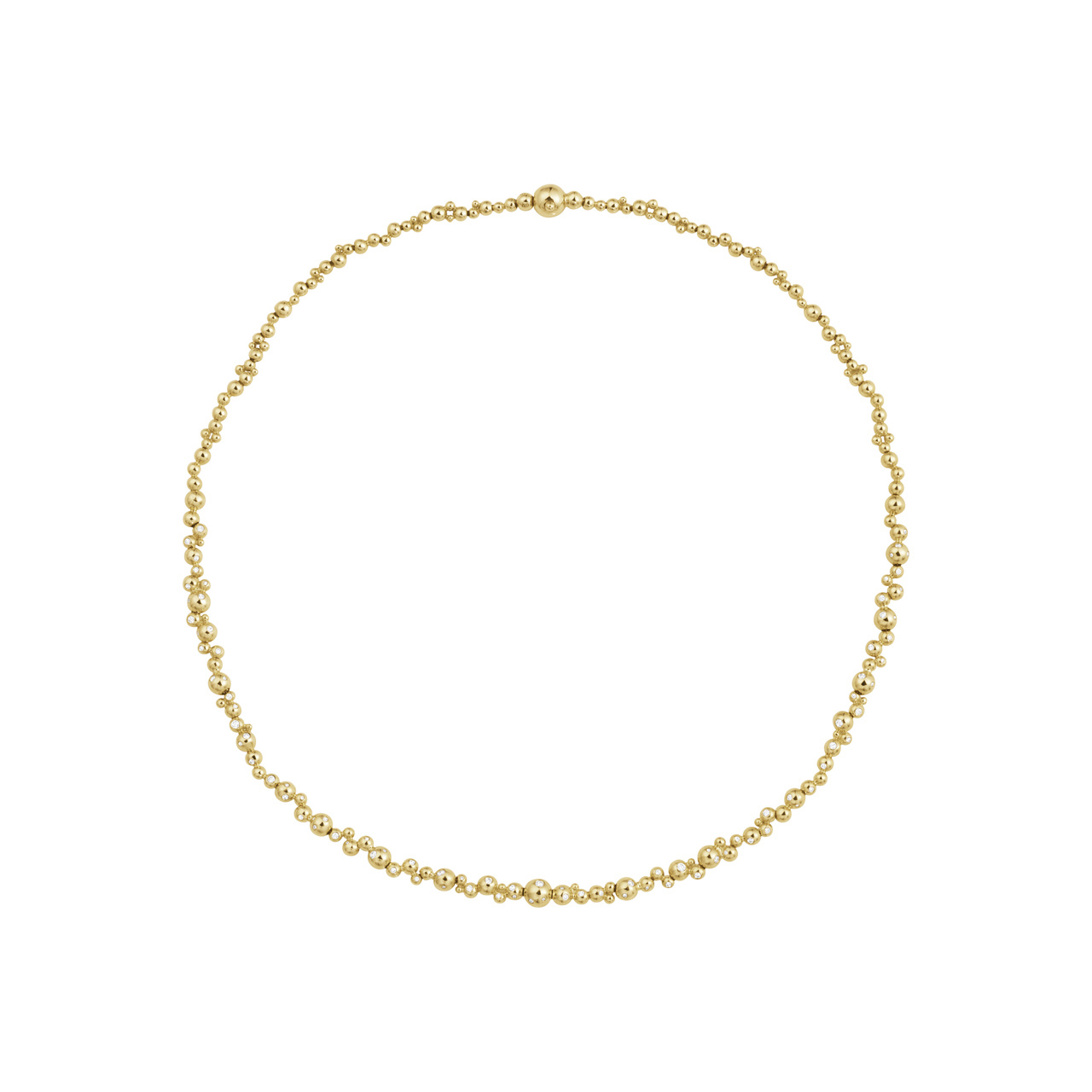 GRAPE SLIM Halskjede Gull 0.XX CT